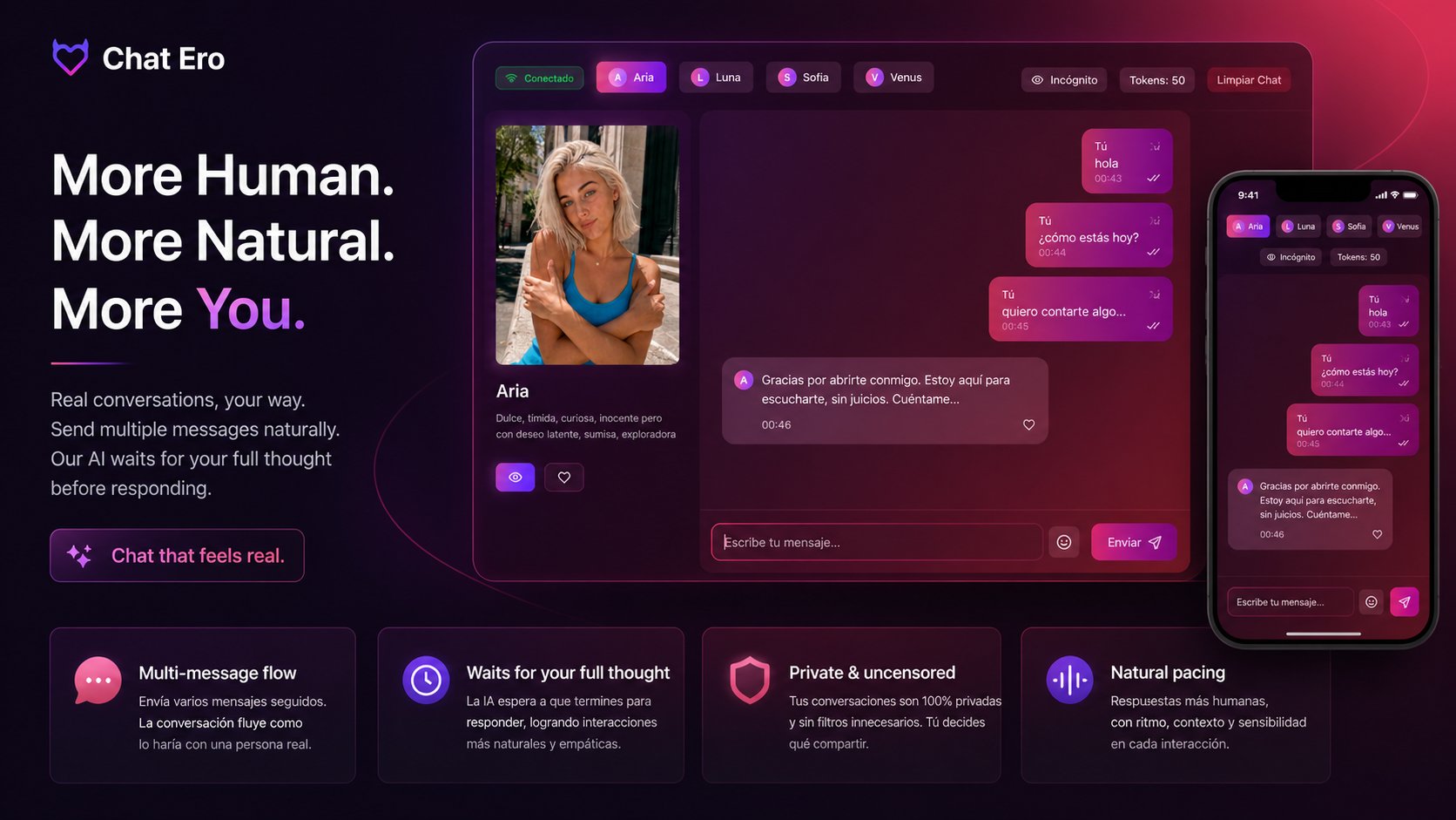 Humanized Companion Chat